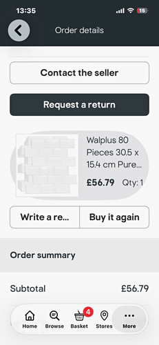 Walplus white brick tile - walplus,