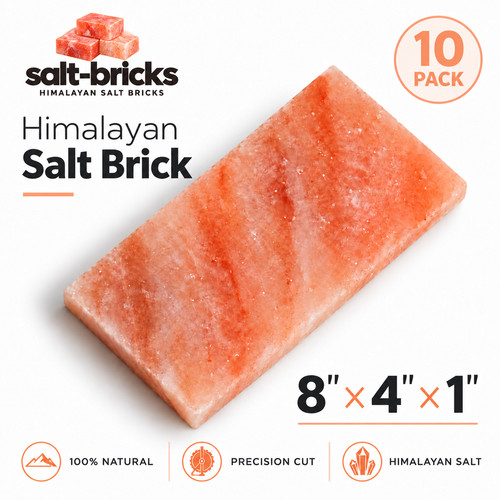 Himalayan pink salt bricks - himalayan,