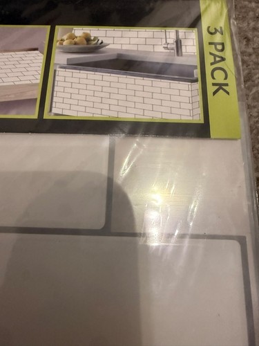 Pep white brick stick - white, stick-on