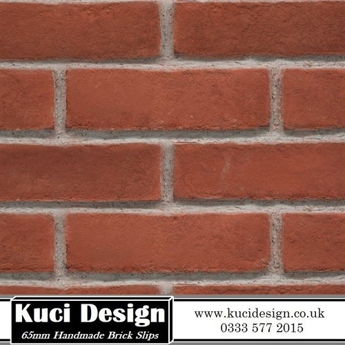 Handmade red brick slip - handmade,