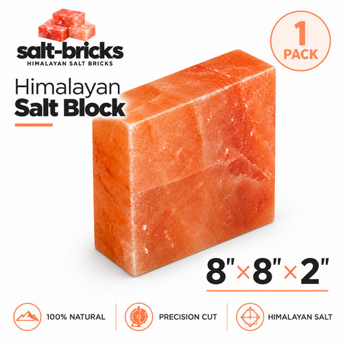 Himalayan pink salt - salt, block