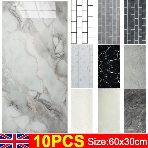 10x pvc marble tiles wall - pvc,