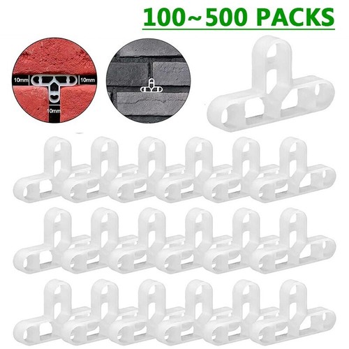 10mm white plastic brick - t,