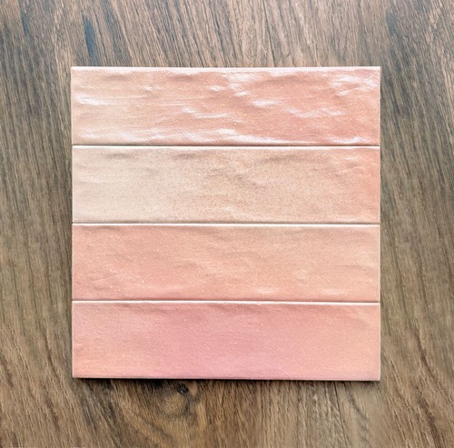 Subway brick rose pink metro - brick,