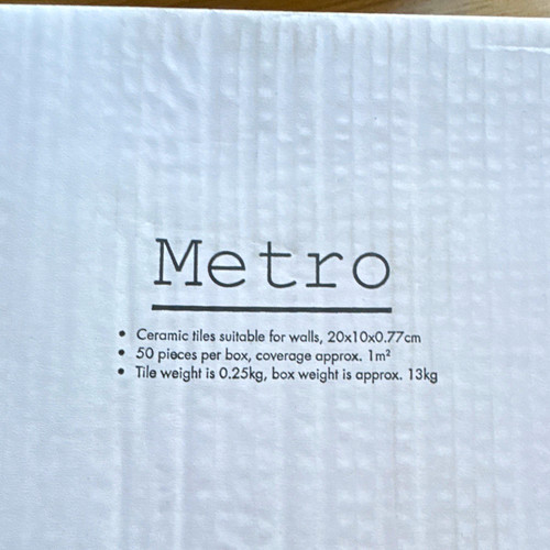 Boxes metro white - of,